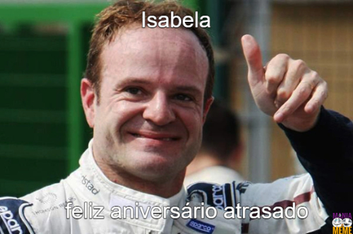 Isabela, feliz aniversário atrasado