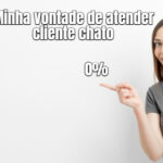 Minha vontade de atender aquele cliente chato