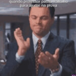 Quando o professor passa trabalho para ajudar na prova