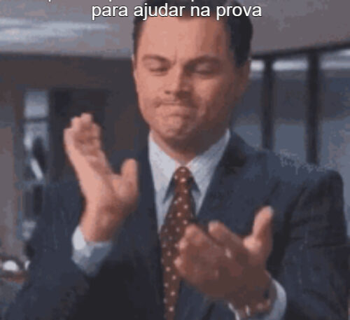 quando professor passa trabalho para ajudar na prova