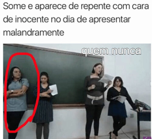 quem nunca