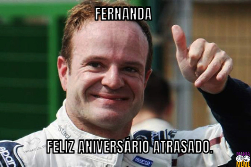 FERNANDA … FELIZ ANIVERSÁRIO ATRASADO.