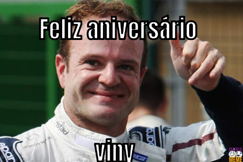 Feliz aniversário … viny